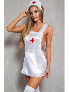 Women Sexy Nurse Halloween Costume Lingerie